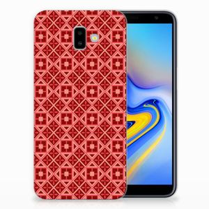 Samsung Galaxy J6 Plus (2018) TPU bumper Batik Rood