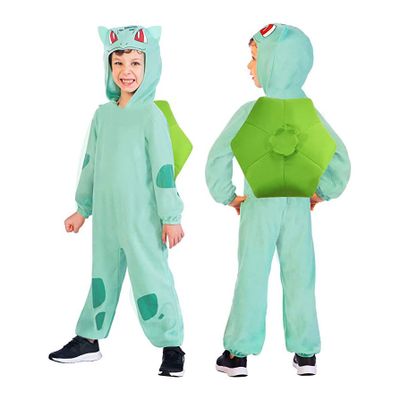 Pokémon kinderkostuum pokemon bulbasaur, 6-8 jaar
