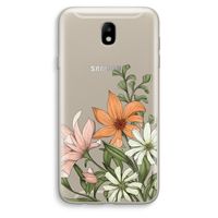 Floral bouquet: Samsung Galaxy J7 (2017) Transparant Hoesje