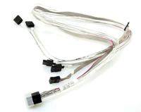 Supermicro CBL-SAST-0556 Serial Attached SCSI (SAS)-kabel Zwart, Wit - thumbnail