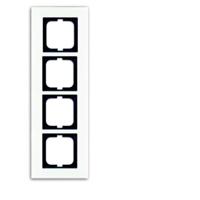 Busch-Jaeger 2CKA001754A4445 Frame Frame 4-voudig Carat Wit 1 stuk(s)