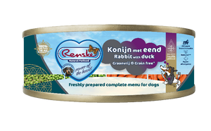 Renske Vers Vlees Maaltijd Hond Eend/Konijn 95gr