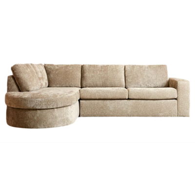 MySofa Alma | Beige | Divan Links + 2,5 zits