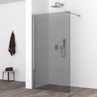 Wiesbaden Comfort Inloopdouche 100x200 cm - Nano Coating Rookglas & Chroom