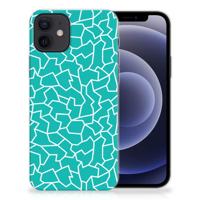 iPhone 12 | 12 Pro (6.1") | Hoesje maken | Cracks Blue