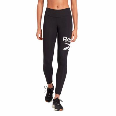 Sportleggings voor Dames Reebok Identity Bl Cotton Zwart - Maat: L