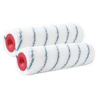 Sorex vacht verfrollers - 2x - nylon - pluisvrij - anti spat - 7,4 x 25 cm - Verfspullen Schilderen
