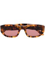 Thierry Lasry lunettes de soleil teintées à monture carrée - Marron