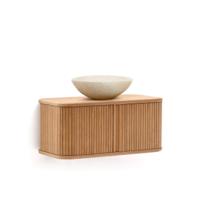 Kave Home Mailen badkamermeubel essen naturel afwerking