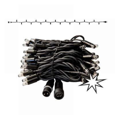 LED string 10 meter 100 ledjes sfeer kerstverlichting 2400K extra warmwit 80 20 twinkle Tronix