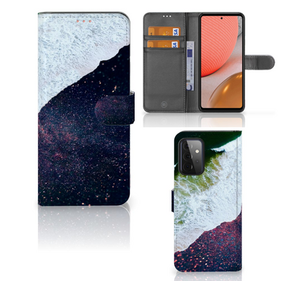 Samsung Galaxy A72 Book Case Sea in Space Samsung Galaxy A72 Book Case Sea in Space