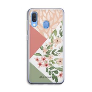 Sweet heaven geometrics: Samsung Galaxy A40 Transparant Hoesje
