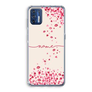 Hartjes en kusjes: Motorola Moto G9 Plus Transparant Hoesje