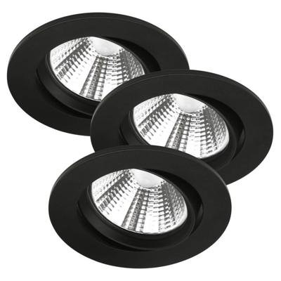 Nordlux Set van 3 spotsFremont zwart - 47580103