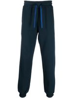 Lanvin pantalon de jogging à lien de resserrage - Bleu