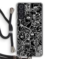 Vexx Black City : Samsung Galaxy S21 FE Transparant Hoesje met koord