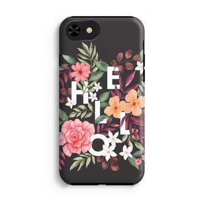 Hello in flowers: iPhone SE 2020 Tough Case