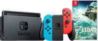 Nintendo Switch Rood/Blauw + Zelda: Tears of the Kingdom - thumbnail