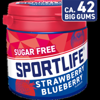 Sportlife Strawberry Blueberry Flavour Suikervrije Kauwgom 99 g bij Jumbo