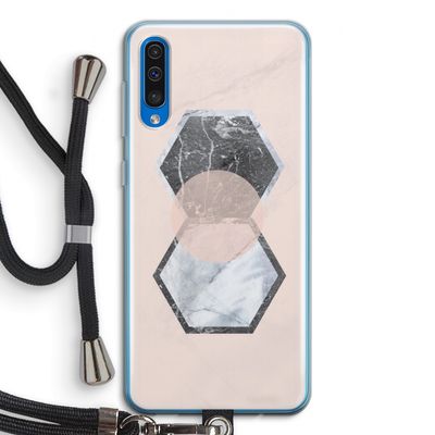 Creatieve toets: Samsung Galaxy A50 Transparant Hoesje met koord