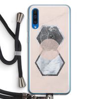 Creatieve toets: Samsung Galaxy A50 Transparant Hoesje met koord