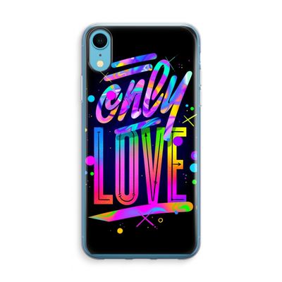 Only Love: iPhone XR Transparant Hoesje