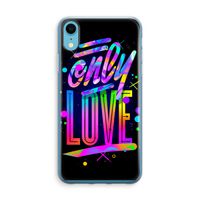 Only Love: iPhone XR Transparant Hoesje
