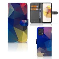 Motorola Moto G73 | Book Case | Polygon Dark | Portemonnee hoesje