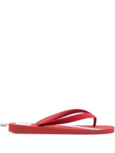 Thom Browne tongs à rayures - Rouge