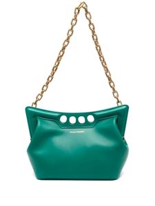 Alexander McQueen petit sac porté épaule The Peak en cuir - Vert