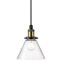 Glazen lampenkap 'Disa' industrieël E27 fitting helder glas Glazen lampenkap 'Disa' industrieël E27 fitting helder glas