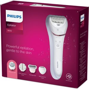 Philips Epilator Series 8000 BRE740/10 Wet & Dry-epileerapparaat