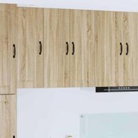 Keukenkast aan de muur met plank Sonoma Eiken 60 x 31 x 80 cm