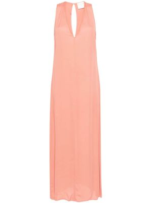Forte Forte robe évasée à design sans manches - Rose