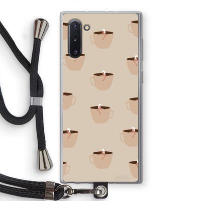 Morning coffee: Samsung Galaxy Note 10 Transparant Hoesje met koord