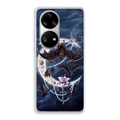 Vleermuizen Maan: Huawei P50 Pro Transparant Hoesje