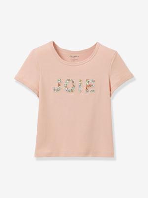 T-shirt voor meisjes met vrolijk motief lichtgroen