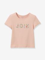 T-shirt voor meisjes met vrolijk motief lichtgroen