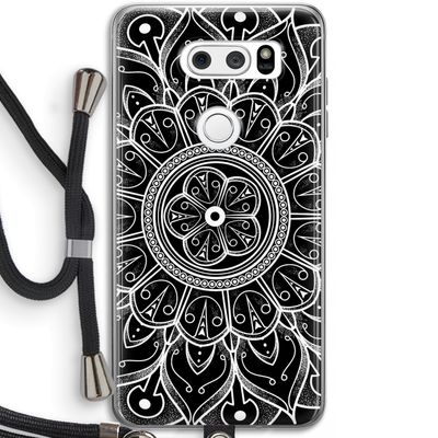 Roses Are Red: LG V30 Transparant Hoesje met koord