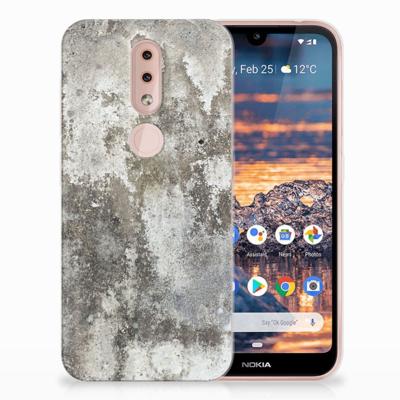Nokia 4.2 | TPU | Siliconen hoesje | Beton Print
