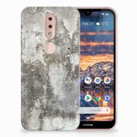 Nokia 4.2 | TPU | Siliconen hoesje | Beton Print