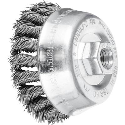 PFERD TOOLS 43306031 Komborstel getordeerd TBG Ø 80 mm M14 staaldraad-Ø 0,50 voor haakse slijpers 1 stuk(s)