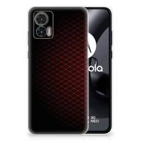 Motorola Edge 30 Neo | TPU bumper | Geruit Rood