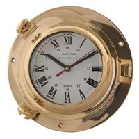 Muurklok DKD Home Decor Kristal Gouden Vintage Blik (23 x 7 x 23 cm)