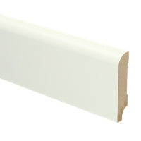 MDF Koloniale plint 70x15 voorgelakt RAL9010 - lengte 240cm