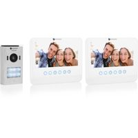 DIC-22222 Video intercom systeem voor 2 appartementen Deurintercom