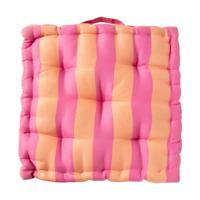 Zitkussen oranje/roze - 40x40x8 cm Zitkussen oranje/roze - 40x40x8 cm