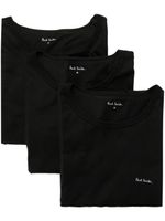 Paul Smith logo-print organic cotton T-shirt (pack of three) - Noir - thumbnail