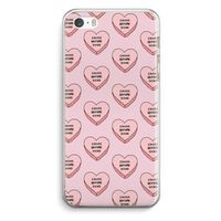 Chicks before dicks: iPhone 5 / 5S / SE Transparant Hoesje
