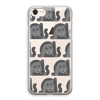 Cats: iPhone 8 Transparant Hoesje